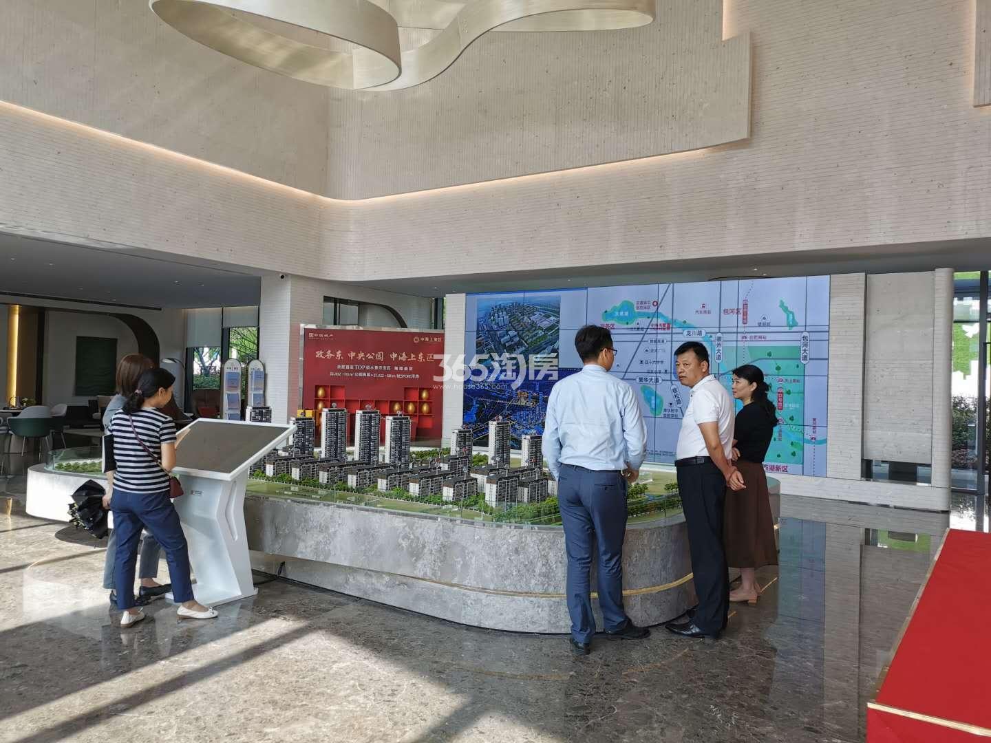 中海上东区售楼部现场实景图（2020.9.18）
