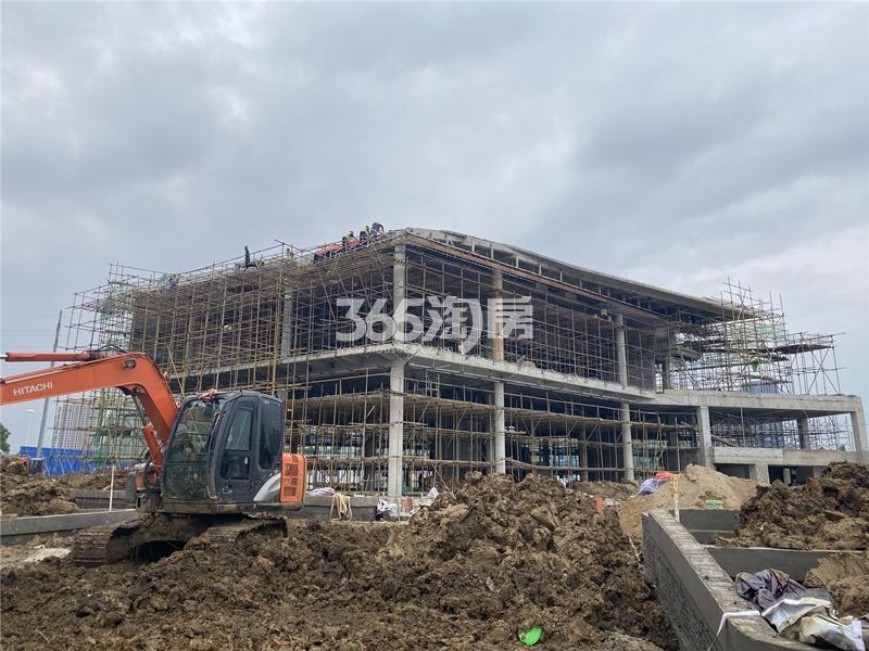龙湖光年售楼部施工进度实景图（2021.3.16）