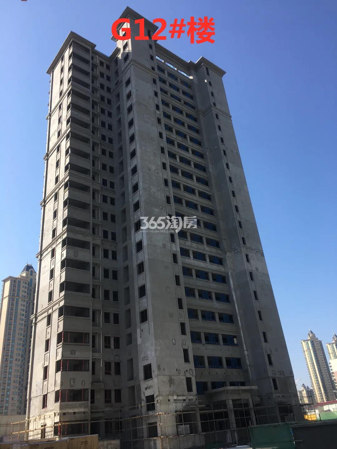 翡丽东方G12#楼施工进度实景图（2021.3.16）