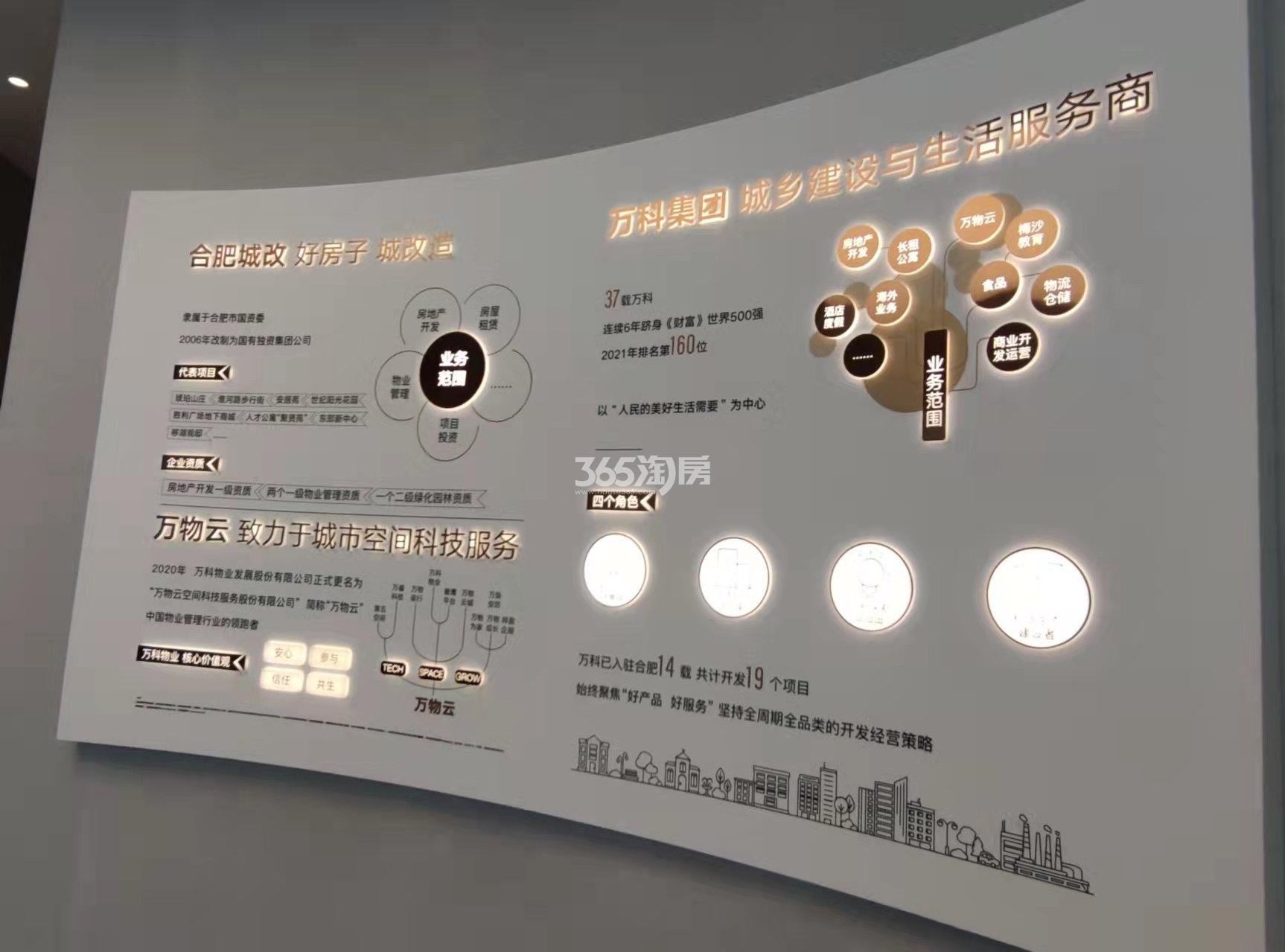 观山隐秀城市展厅品牌墙实景图