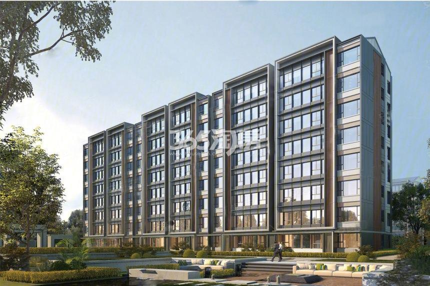 佳兆业滨湖和鸣建筑侧立面效果图