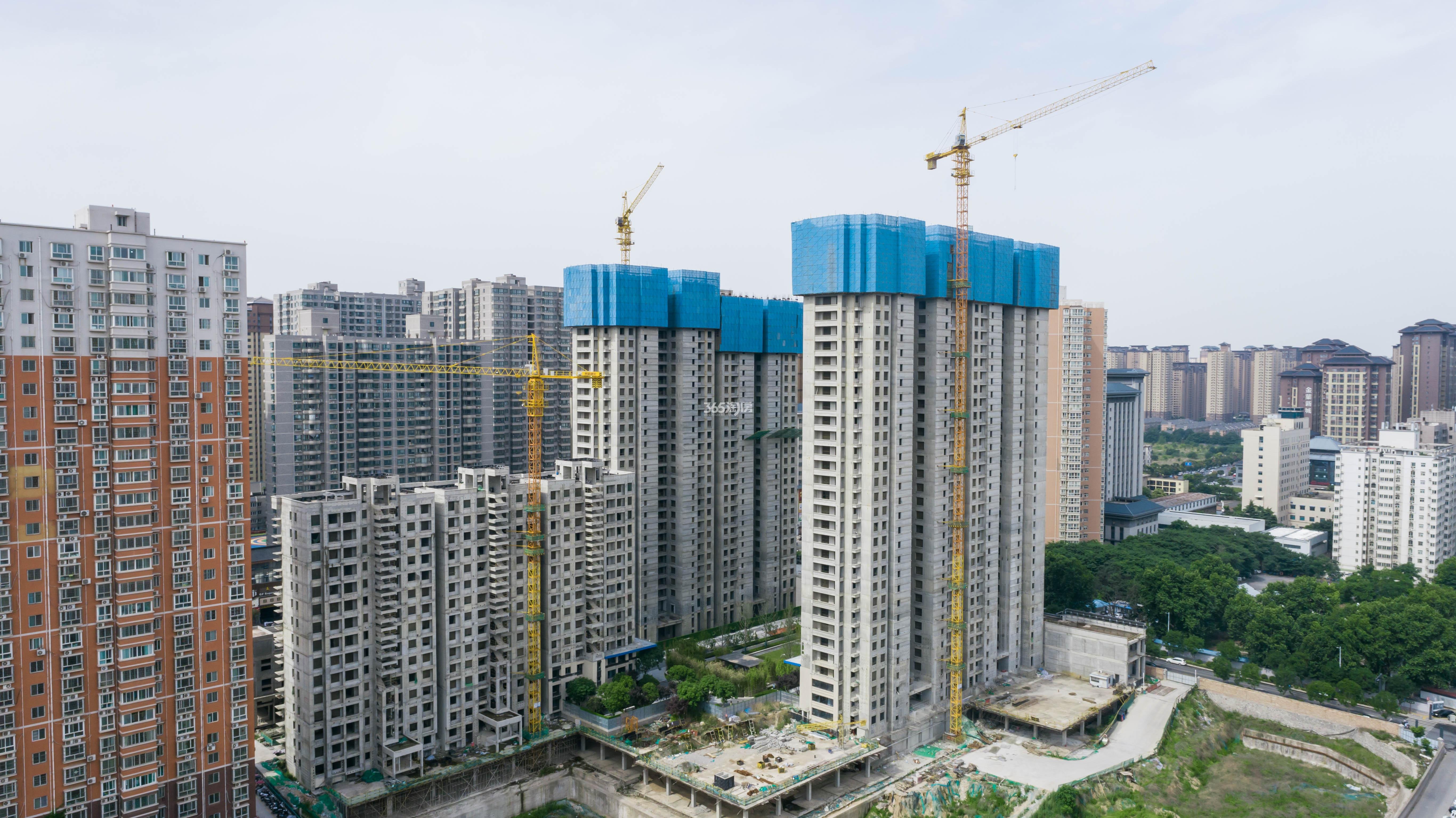 翡丽西安项目工程进度实景图