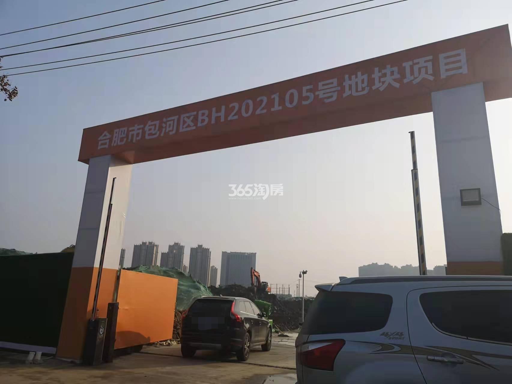 润城中心工地现场实景图（2022.2.8）