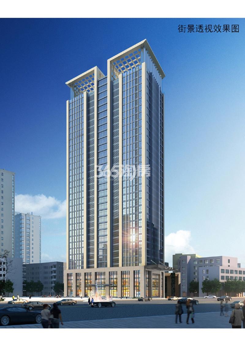 中天胜利58街景透视效果图