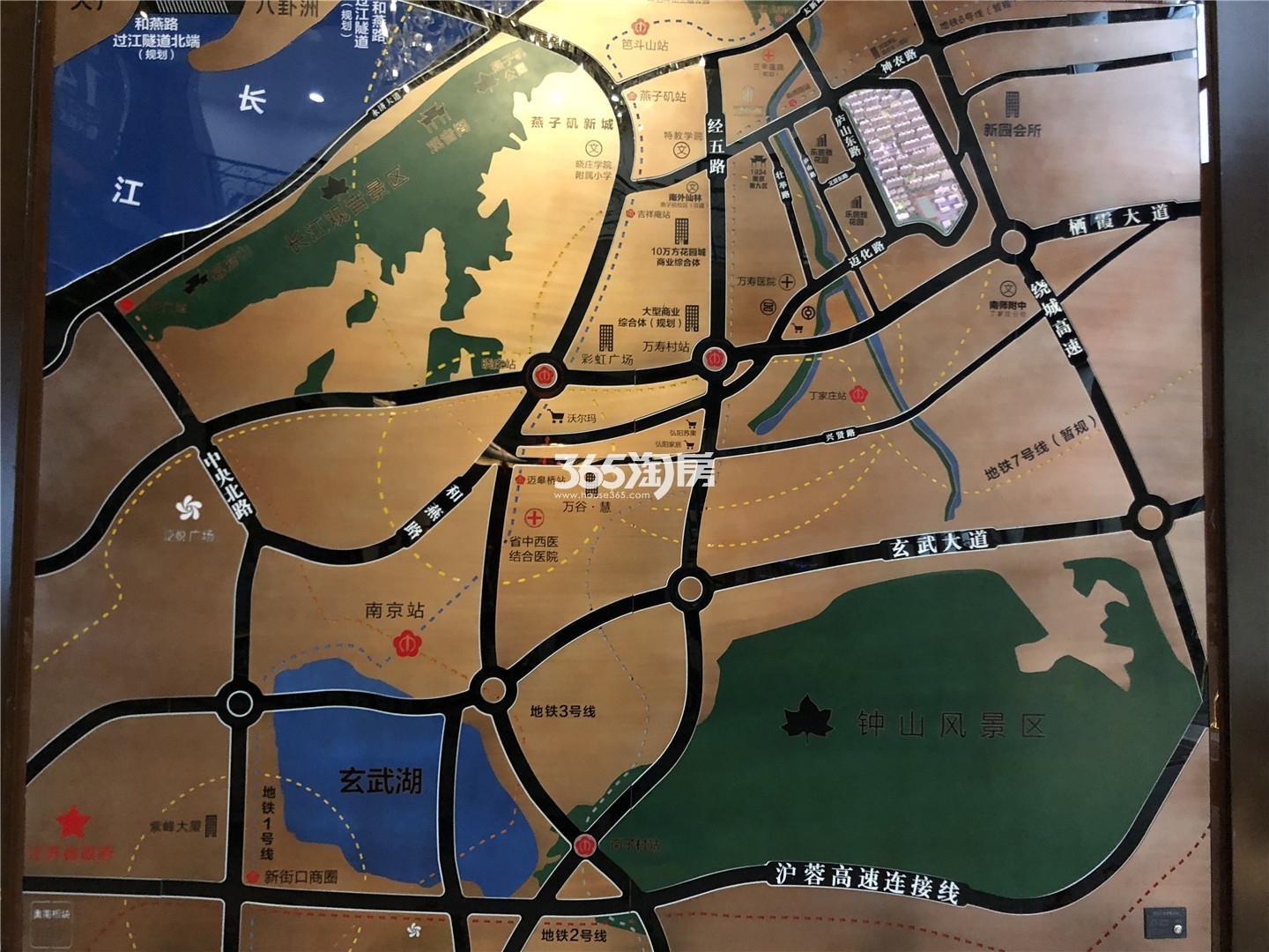电建洺悦府交通图