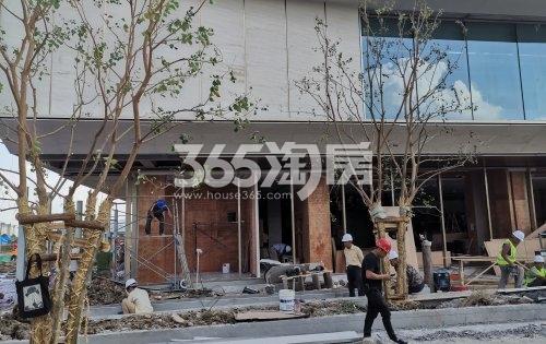 映溪四季花园售楼处在建实景图1