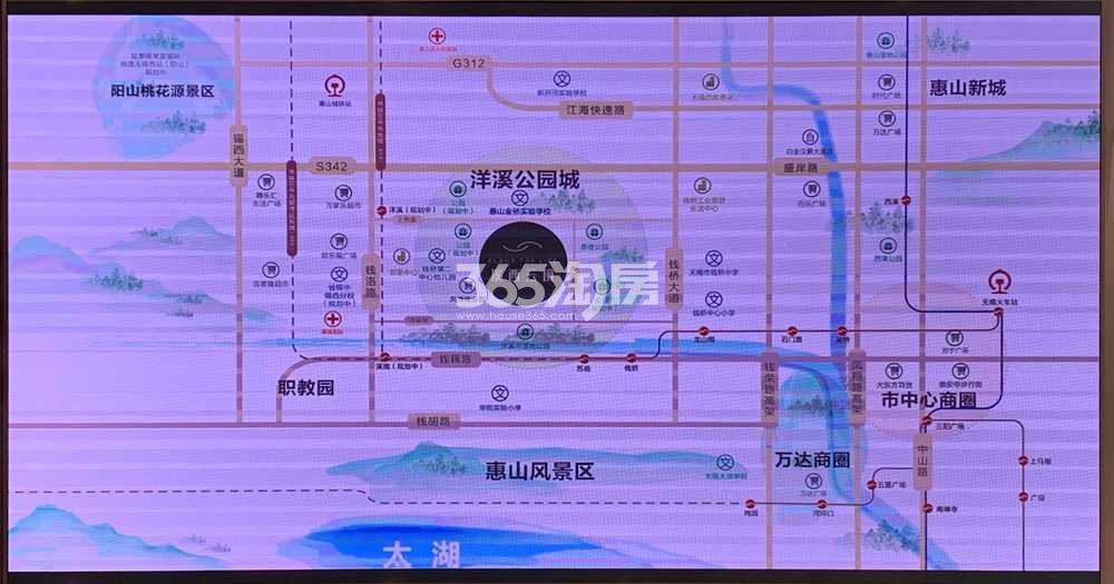 溪西云境区位分布图