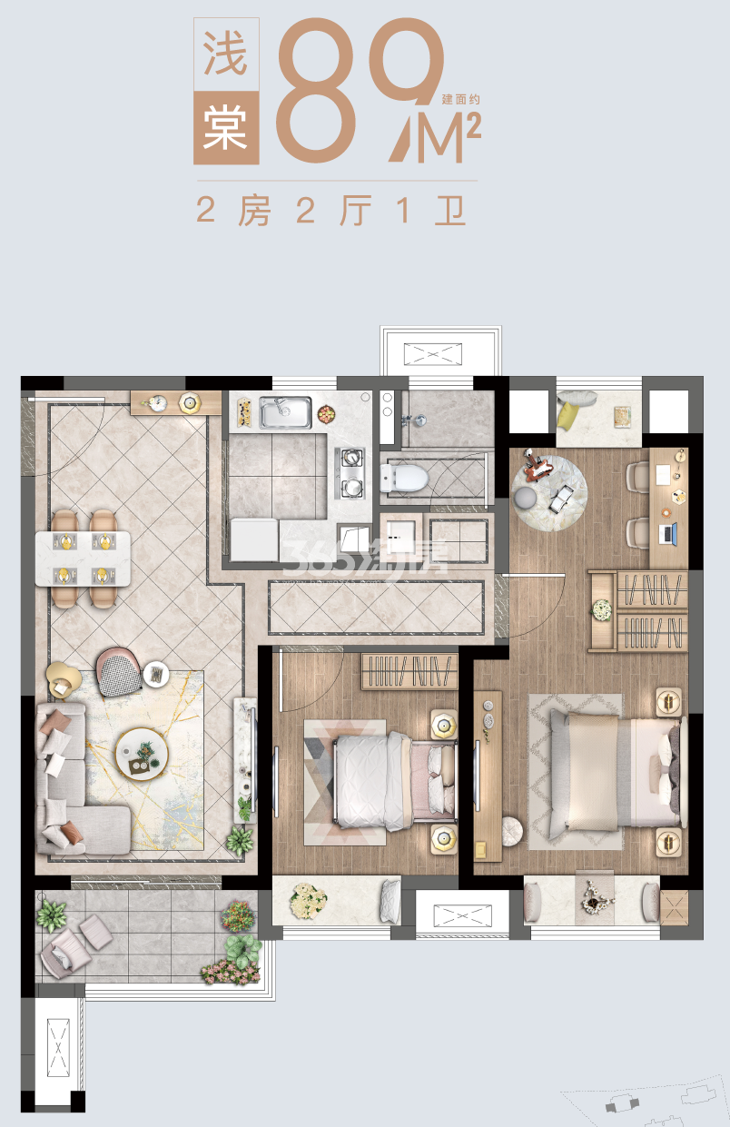 银城春晓观棠户型图